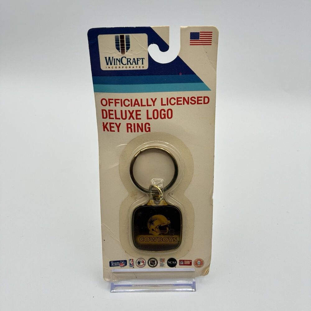 Vintage Dallas Cowboys Logo Wincraft Keychain MADE IN USA
